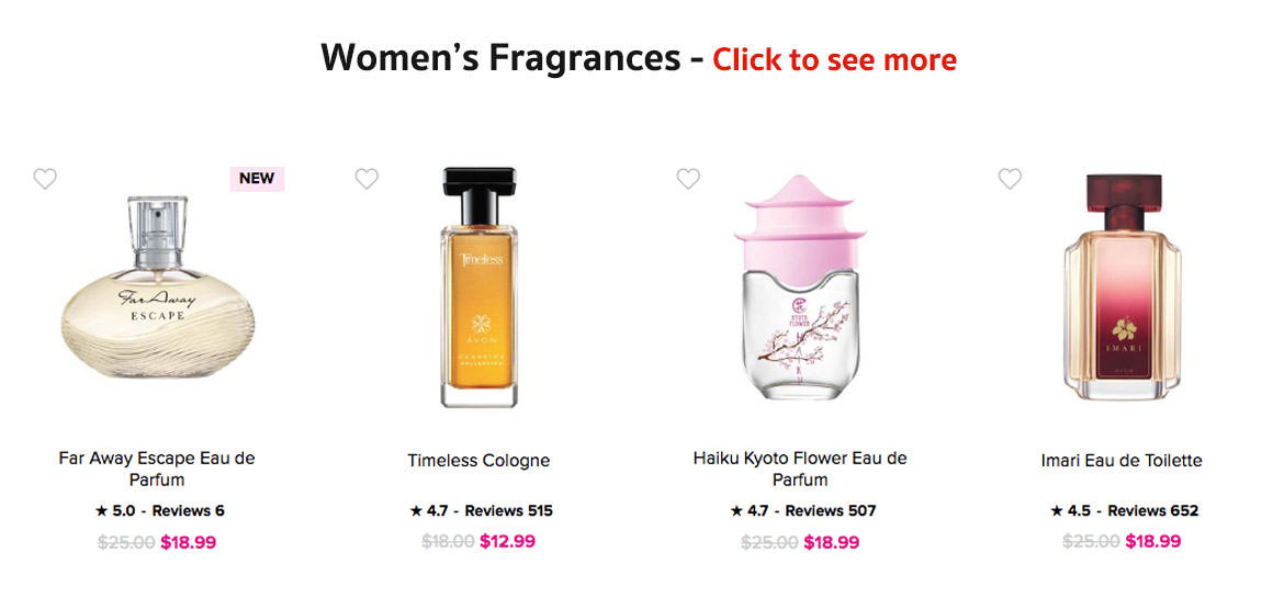 Buy Avon Bath & Body and Shower Products Online |  Shop Avon Women's Fragrance & Perfume  