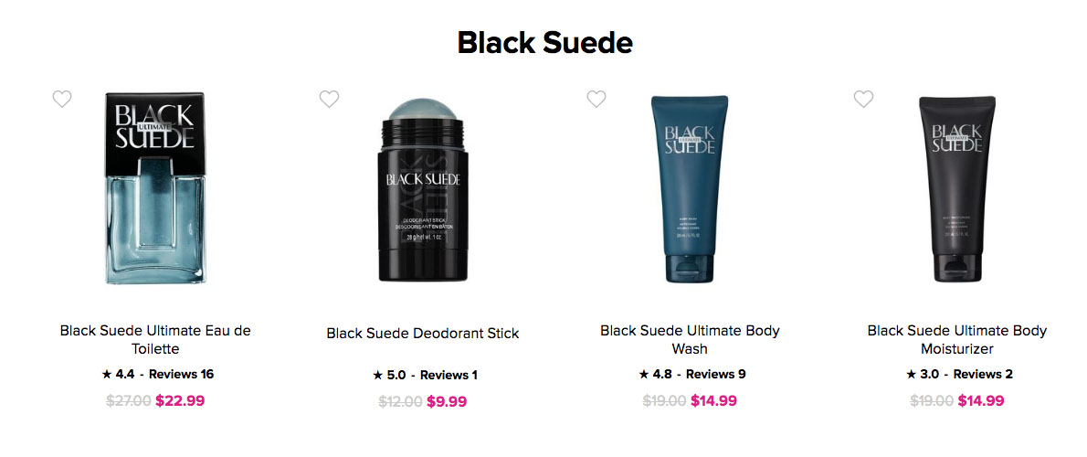 Avon Products for Men | Black Suede Body Wash Deodorant Eau de Toilette Skin Moisturizer 
