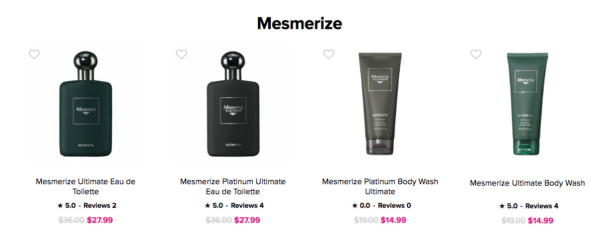 Avon for Men | Avon Mesmerize Body Wash Eau de Toilette Aftershave 