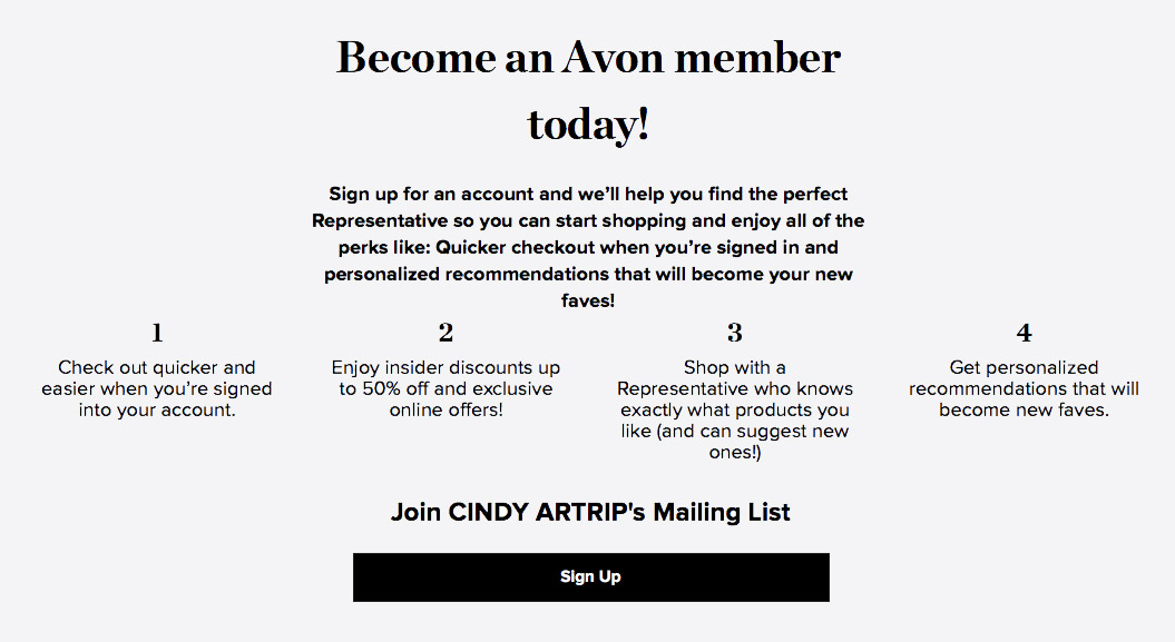 Avon Special Offers Join My Email List for Additional Savings 
