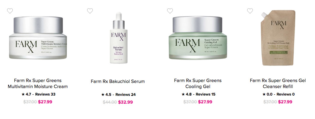 Avon Farm RX Clean Beauty Skin Care 