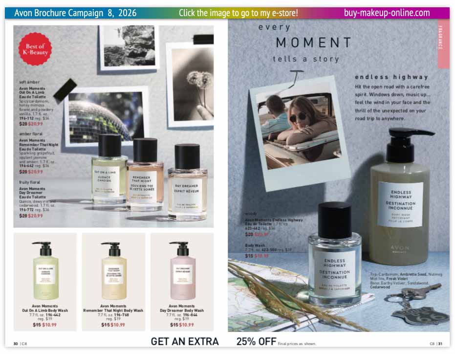 Avon Campaign 8 Catalogs Online | Avon Fragrance Moments