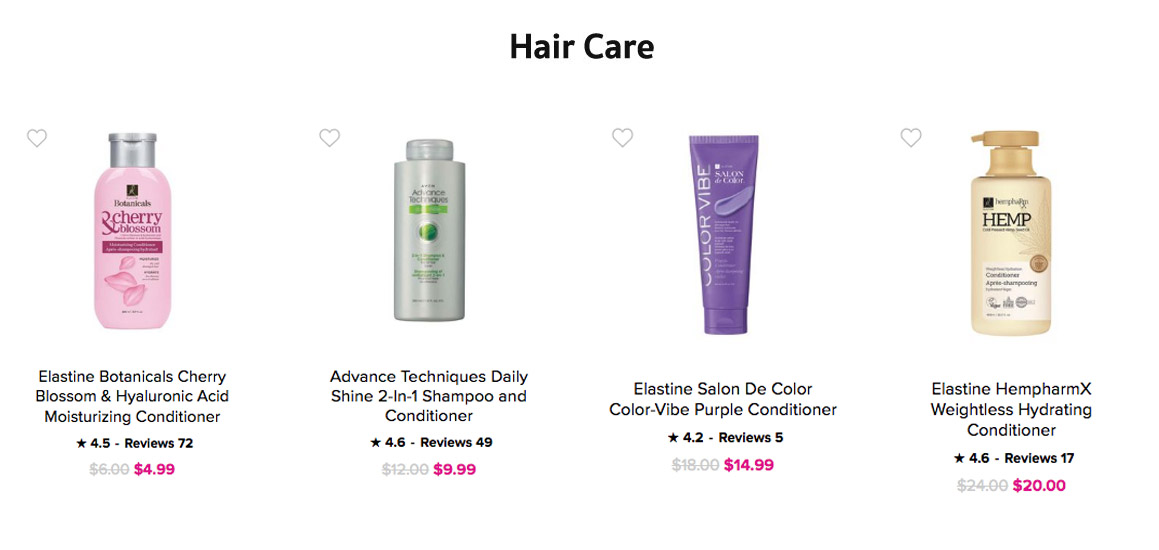 Buy Avon Online | Order Avon Hair Care Products Online 