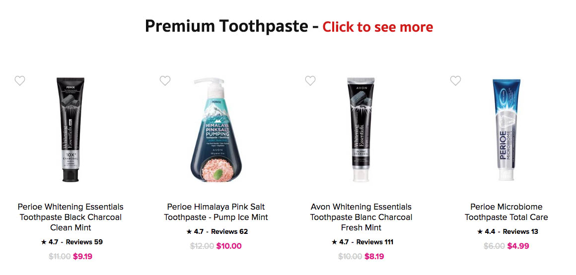 Avon Toothpaste And Toothbrushes | Buy Avon Oral Care Products Online 