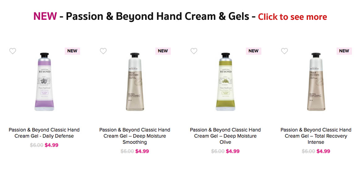 Avon Bath Products | Avon Passion & Beyond Hand Cream And Gel  