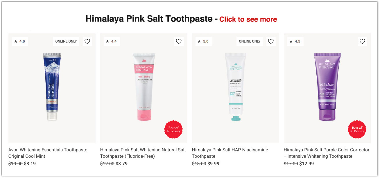 Buy Avon Bath & Body and Shower Products Online | Avon Oral Care Products 