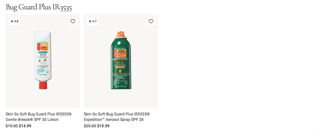 Avon Bug Guard Insect Repellant | Avon Bug Guard IR3535 Bug Spray 