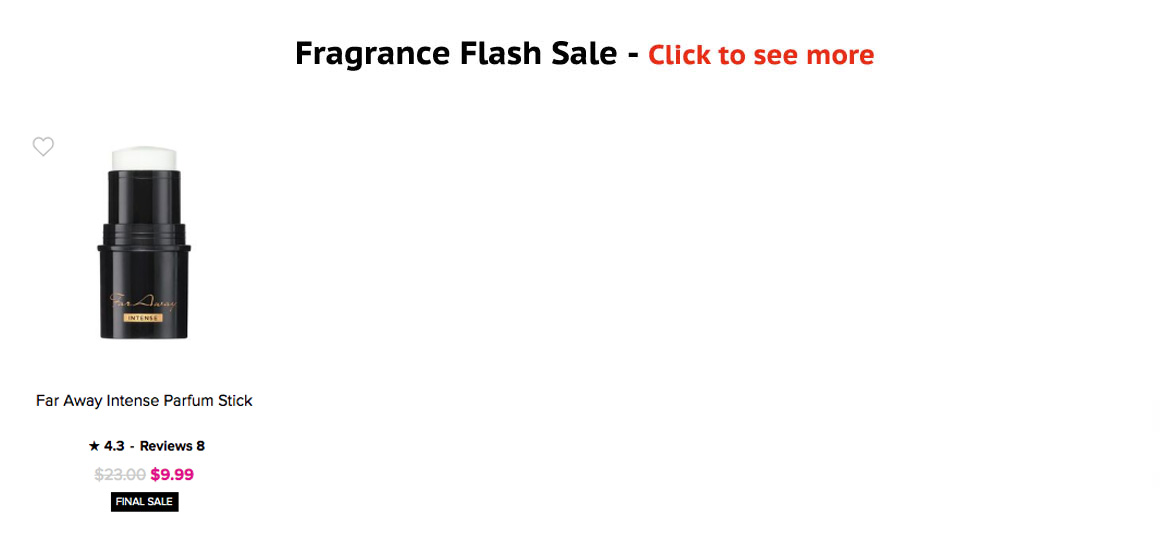   Avon Flash Sale & Closeout Fragrance Sale  