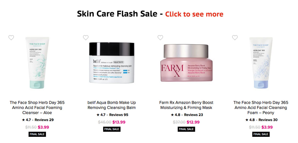 Avon Flash Sale Skin Care 