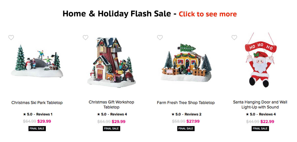   Avon Flash Sale & Closeout Home & Holiday Sale  