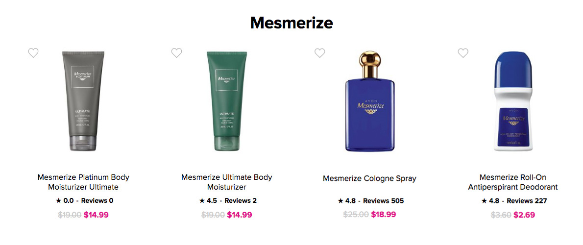 Avon for Men | Avon Mesmerize Skin Body Moisturizer 