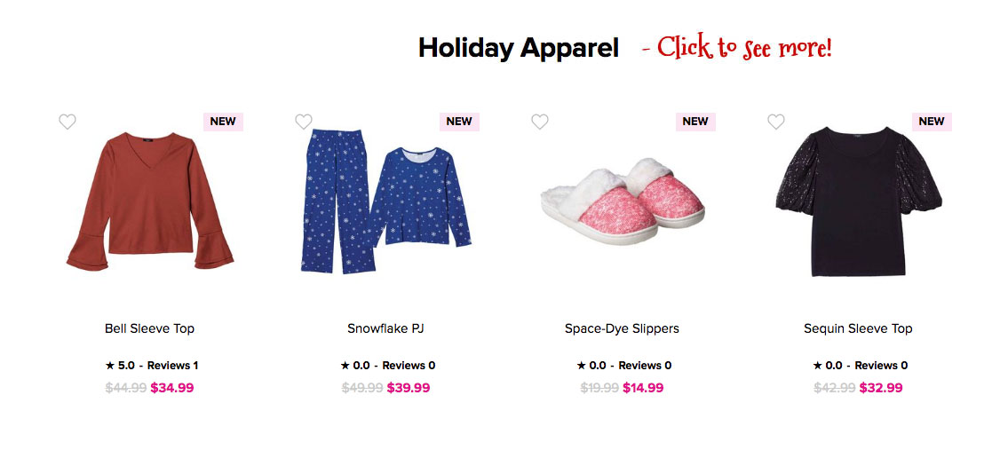 Avon Christmas Holiday Sale | Holiday Themed Apparel 