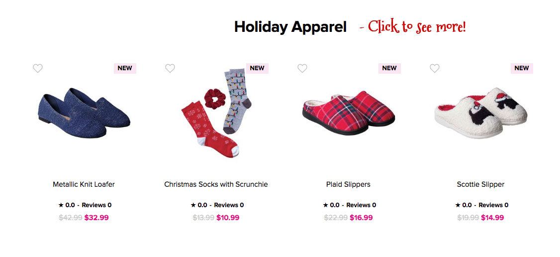 Avon Christmas Holiday Sale | Holiday Themed Apparel Socks & Slippers 