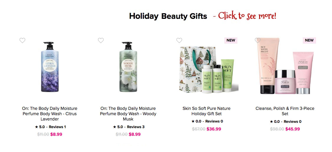 Avon Christmas 2024 | Avon Christmas Holiday Gift Guide - Skin Care Bundles 