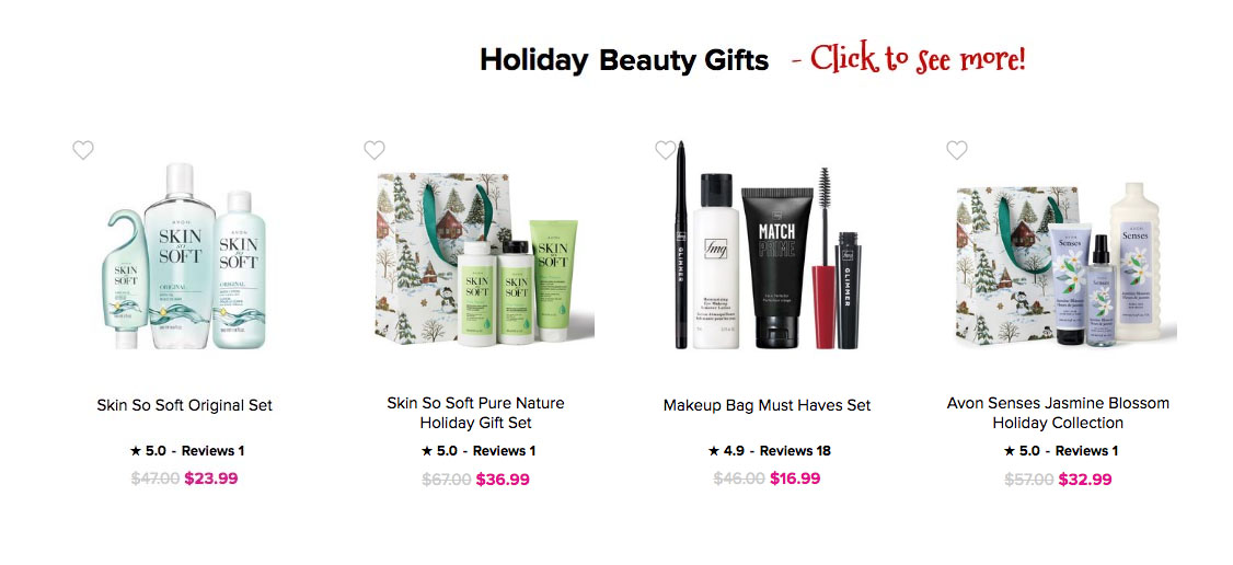 Avon Christmas Holiday Sale | Avon Holiday Gift Guide