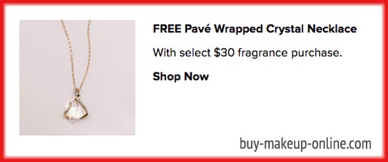 Avon Special Offers | FREE Pavé Wrapped Crystal Necklace 