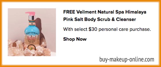 Avon Special Offer | Avon Sale - FREE Veilment Natural Spa Himalaya Pink Salt Body Scrub & Cleanser 