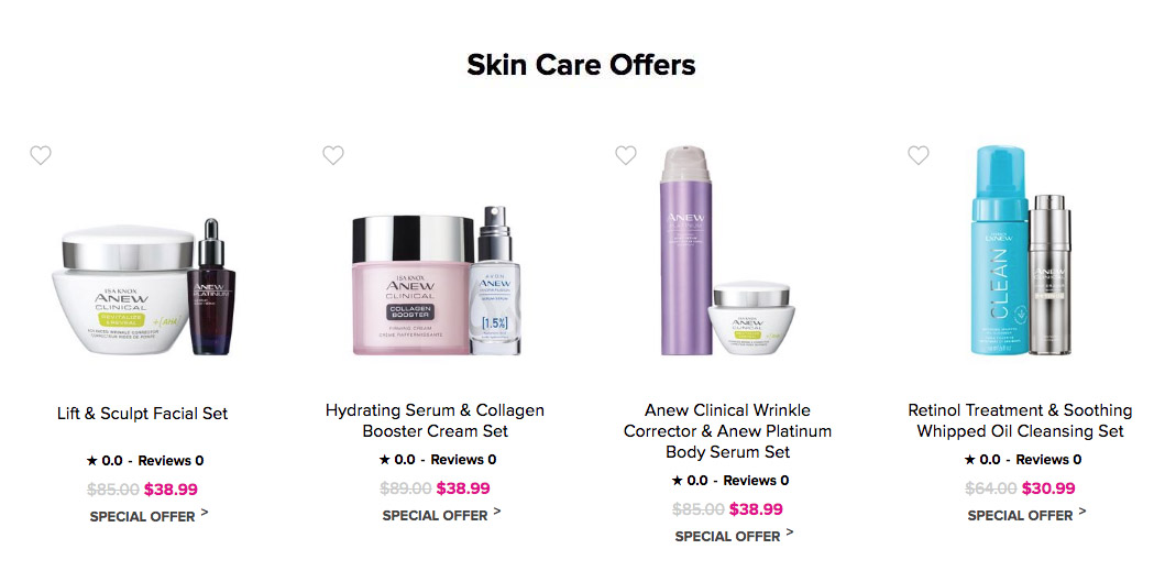 Avon Sale Special Offers & Best Avon Deals 