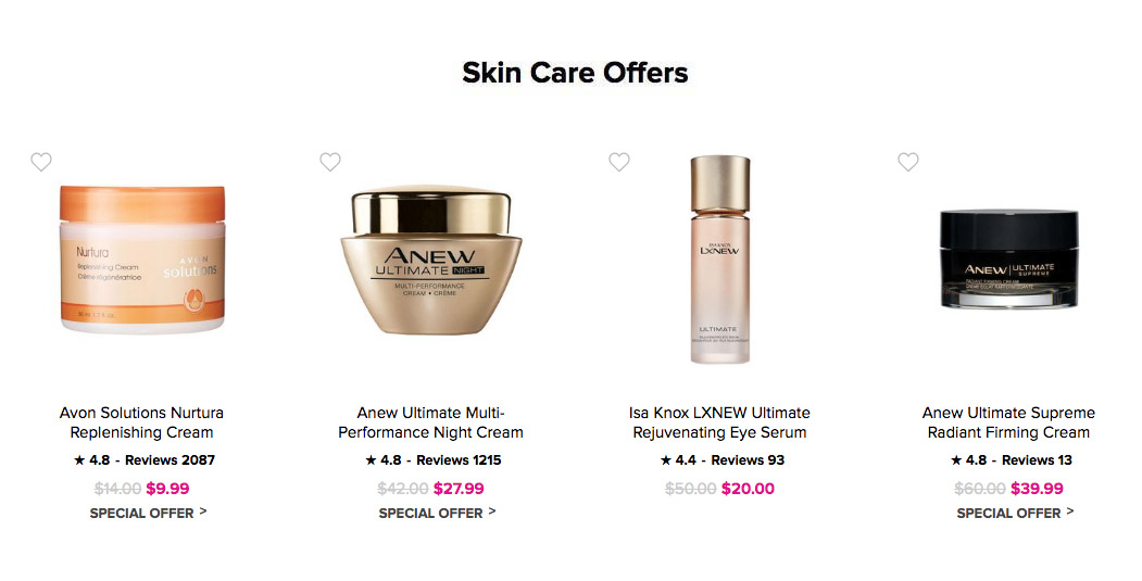 Avon Sale Special Offers & Best Avon Deals 