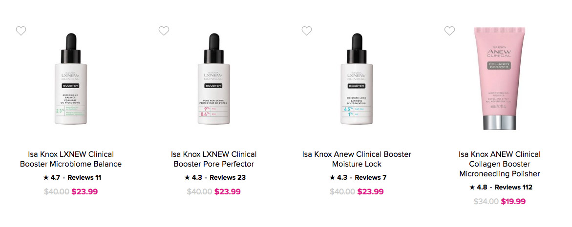 Buy Avon Anew Isa Knox LXNEW Clinical Booster Online 