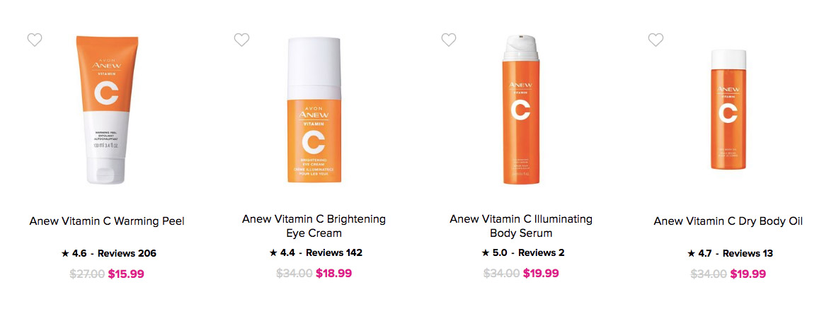 Avon Skin Care | Avon Anew Vitamin C Skin Brightener 