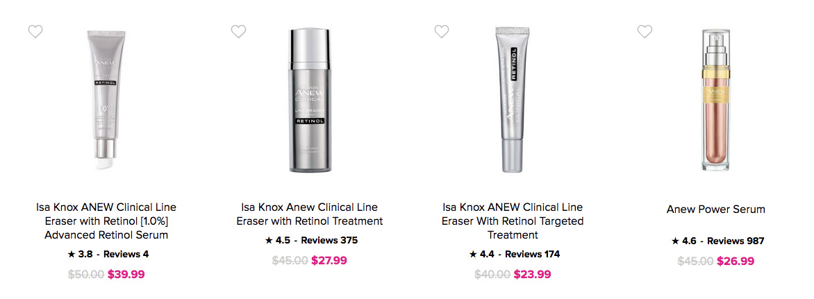 Buy Avon Anew Clinical Skin Care Online - Anew Clinical Treatments Power Serum Line Eraser 
