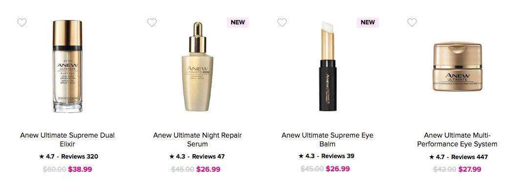 Avon Skin Care | Shop Avon Anew Ultimate Skin Care Products Helps Fine Lines & Wrinkles 