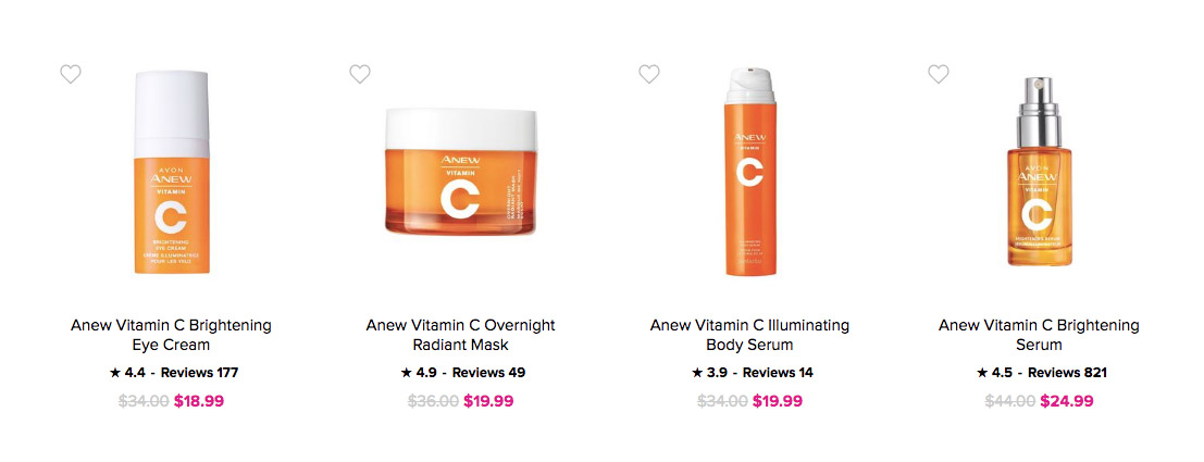 Avon Skin Care | Avon Anew Vitamin C Skin Brightener Serum 