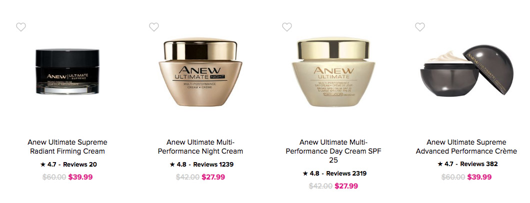 Avon Skin Care | Avon Anew Ultimate Skin Care Products 