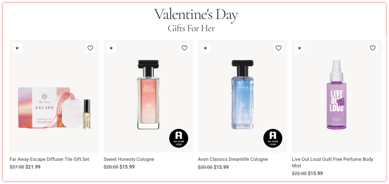 Avon Valentines Day Sale | Avon Valentine's Day Sale Fragrance 