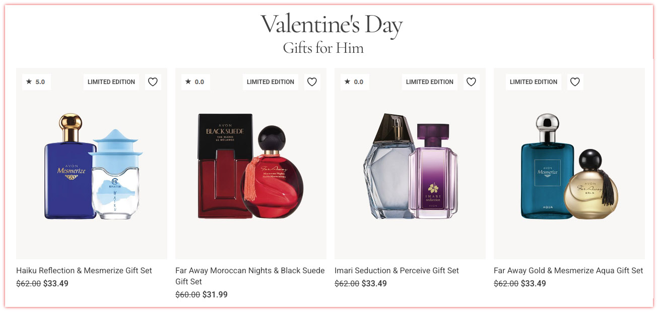 Avon Valentines Day Sale | Avon Valentines Day Sale Gifts For Men 