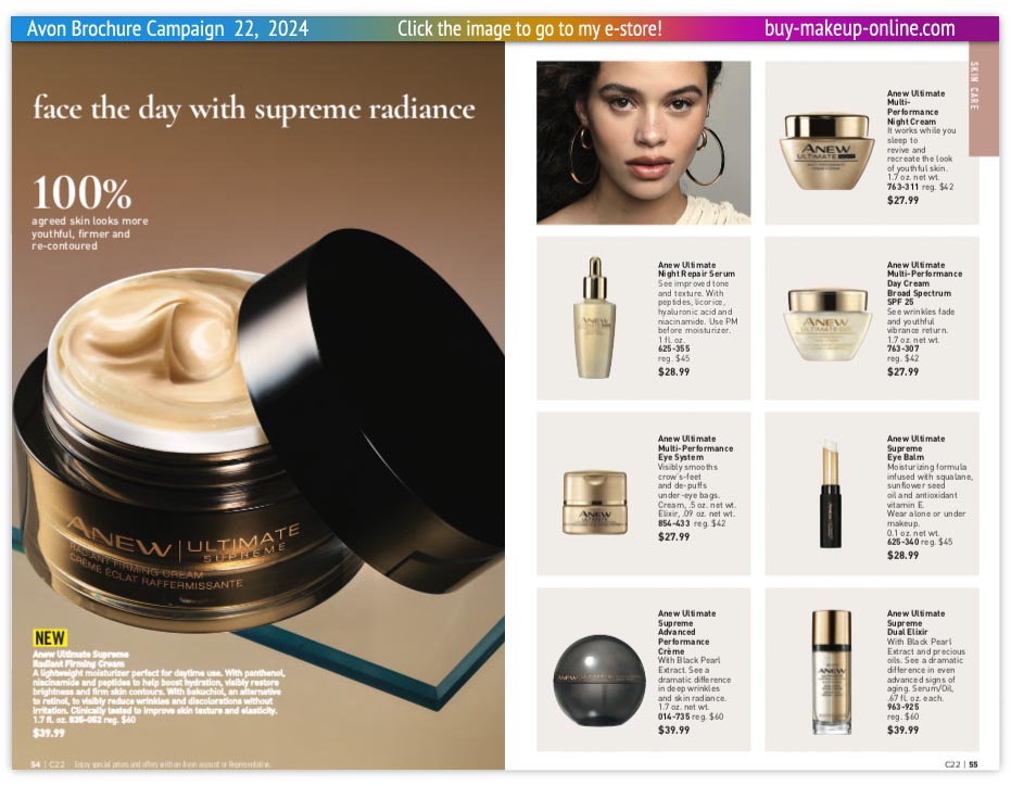 New Avon Campaign 22 book Online | Avon Anew Ultimate 