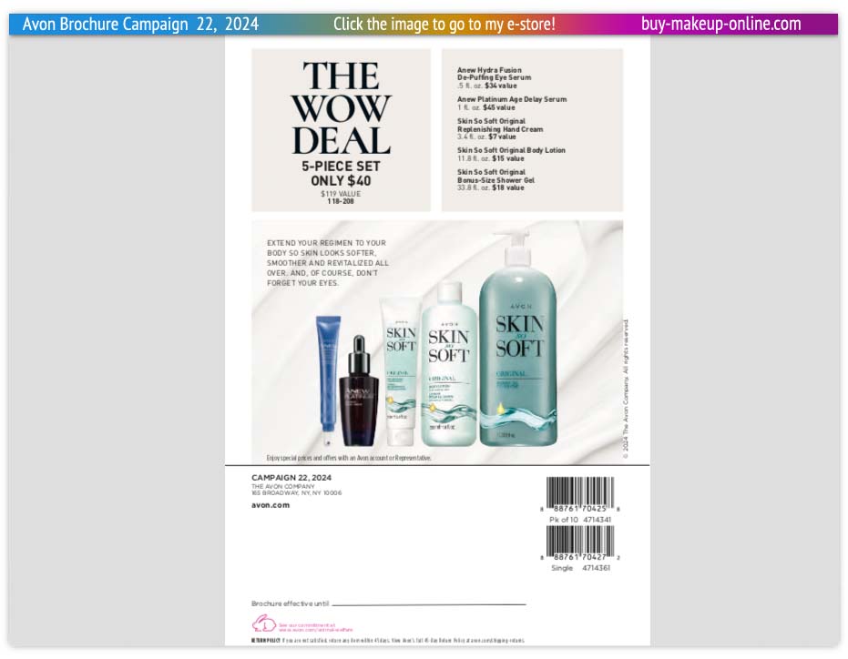 view Avon Catalog Campaign 22 Online | Glimmer Liner 