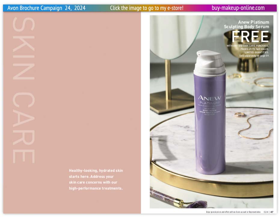 view Avon Campaign 24 Catalogs Online | Avon Anew Platinum Serum 