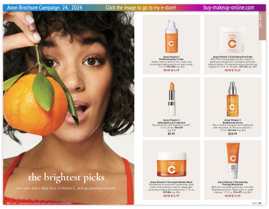 New Avon Campaign 24 book Online | Avon Anew Vitamin C 