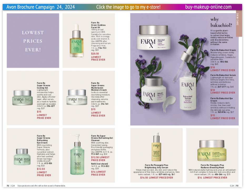 Avon Book Campaign 24 Online | Avon Farm Rx 