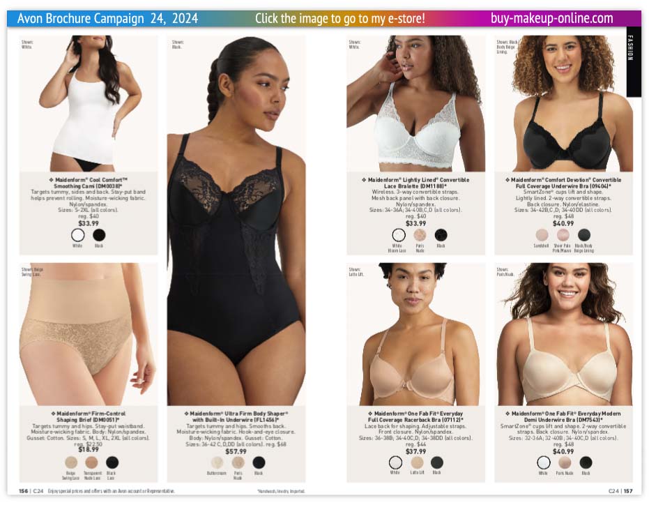 view Avon Catalog Campaign 24 Online | Avon Fashion Intimates 