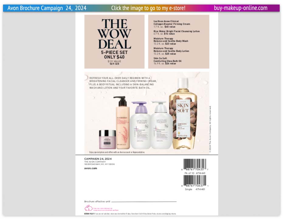 view Avon Catalog Campaign 24 Online | The WOW Deal 5-Piece Set 