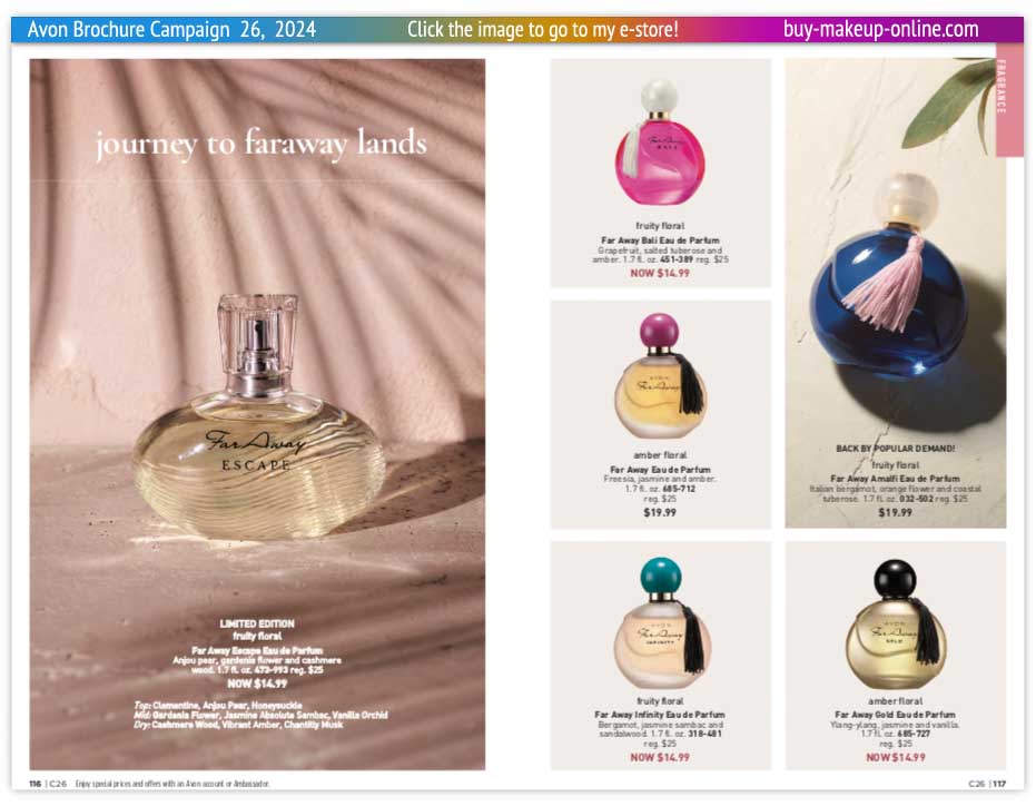 view Avon Catalog Campaign 26 Online | Avon Far Away 