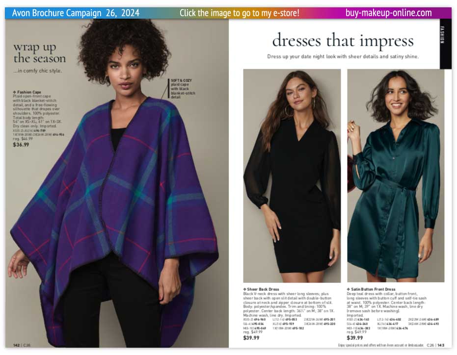 view Avon Catalog Campaign 26 Online | Avon Fashion Cape 