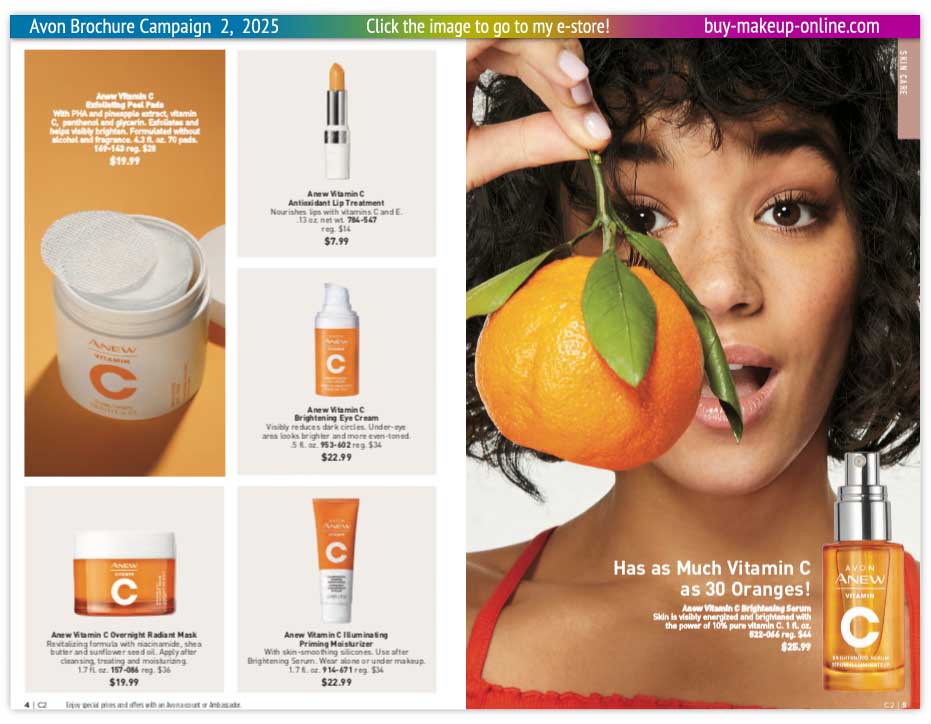 Current Avon Brochure Campaign 2 Online | Avon Anew Vitamin C 