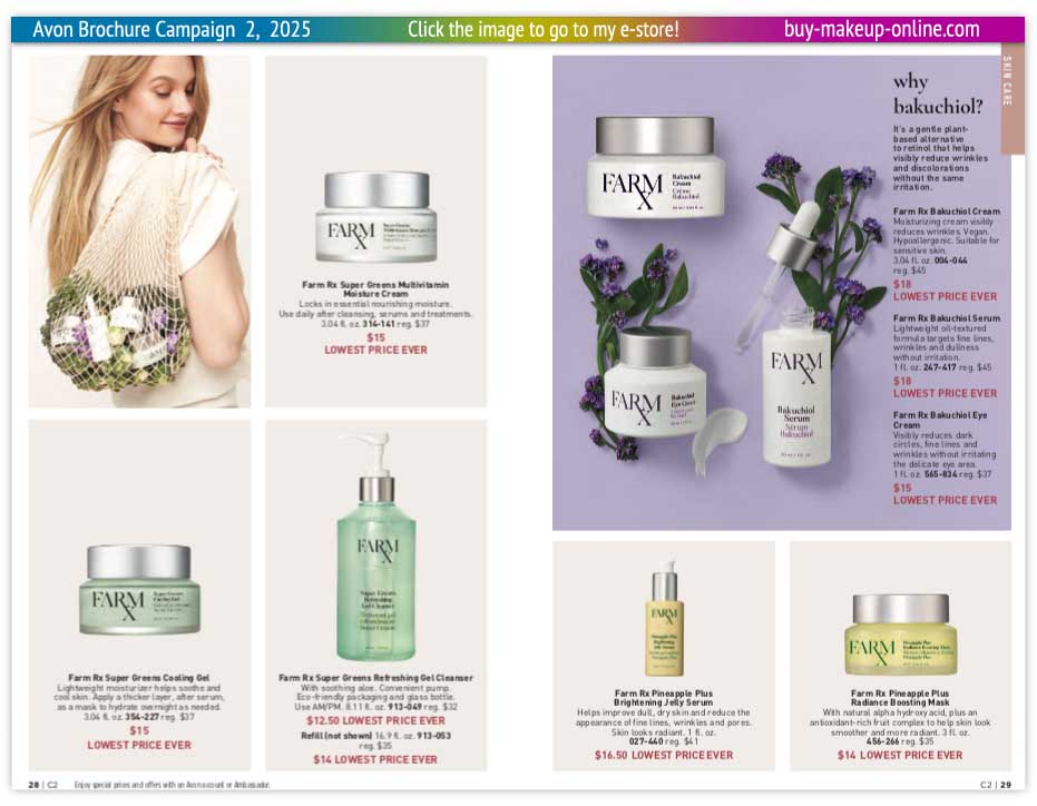 Avon Campaign 2 Catalogs Online | Avon Farm Rx 