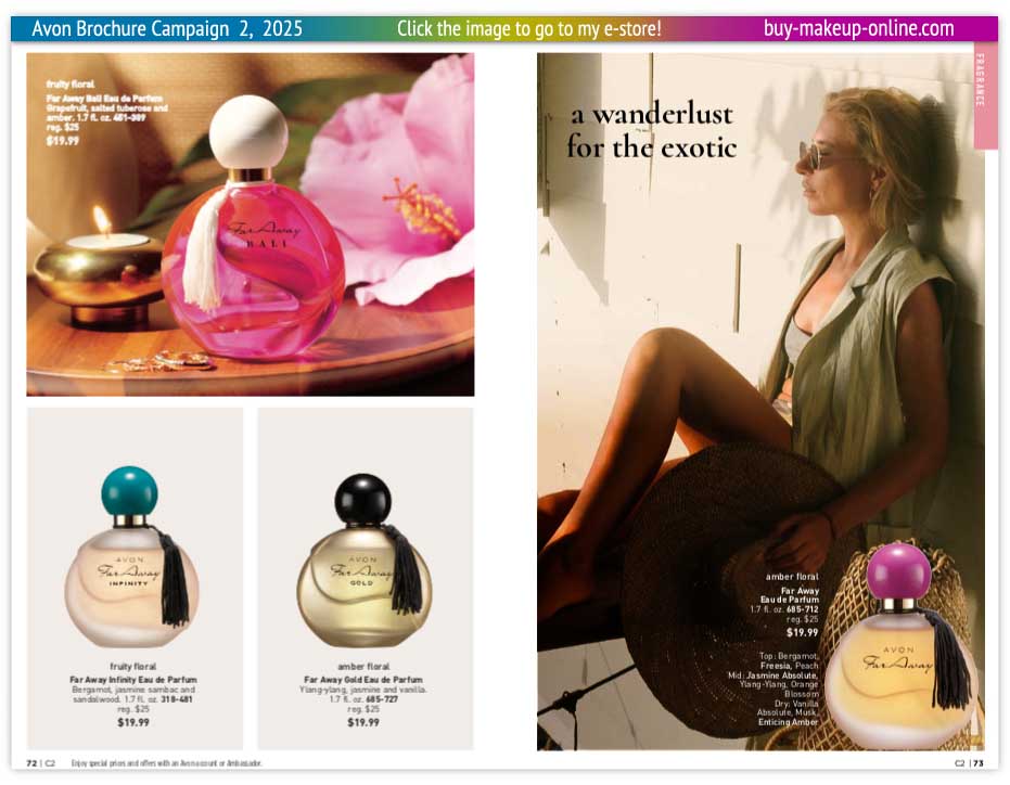 Avon Book Campaign 2 Online | Avon Fragrance Far Away 