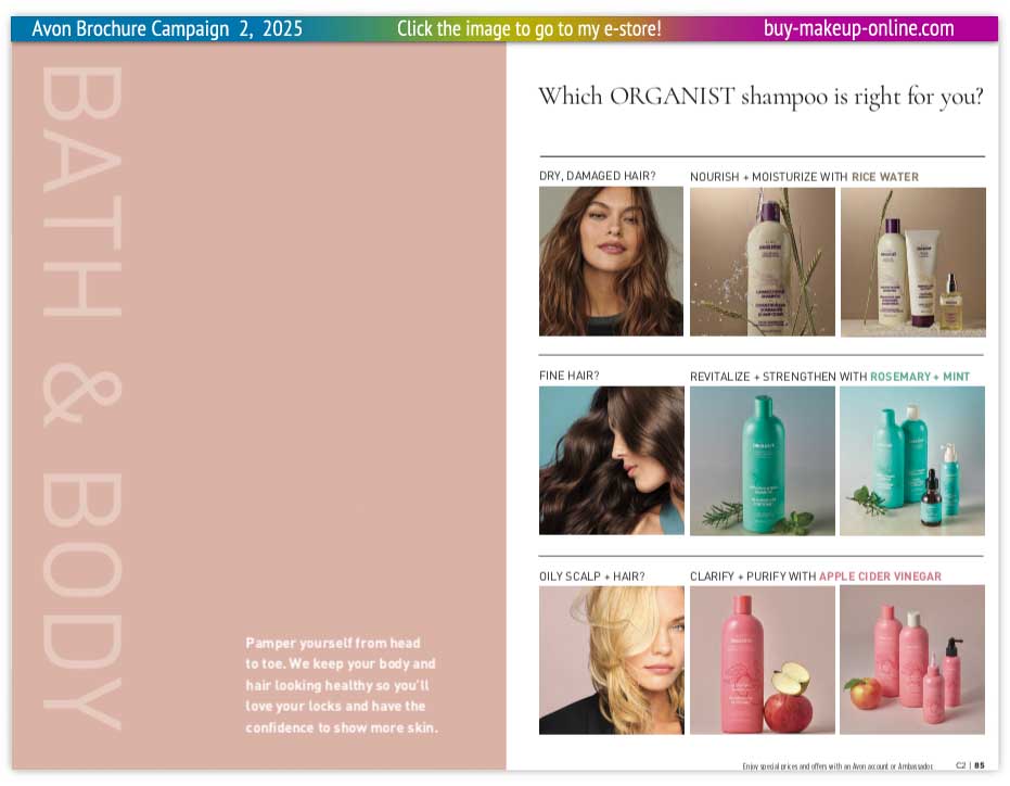 view Avon Campaign 2 Catalog Online | Avon Organist 