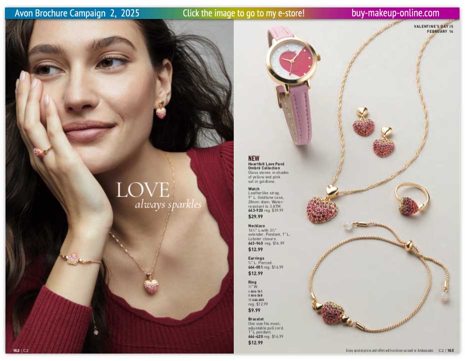 view Avon Catalog Campaign 2 Online | Avon Valentines Day Jewelry 