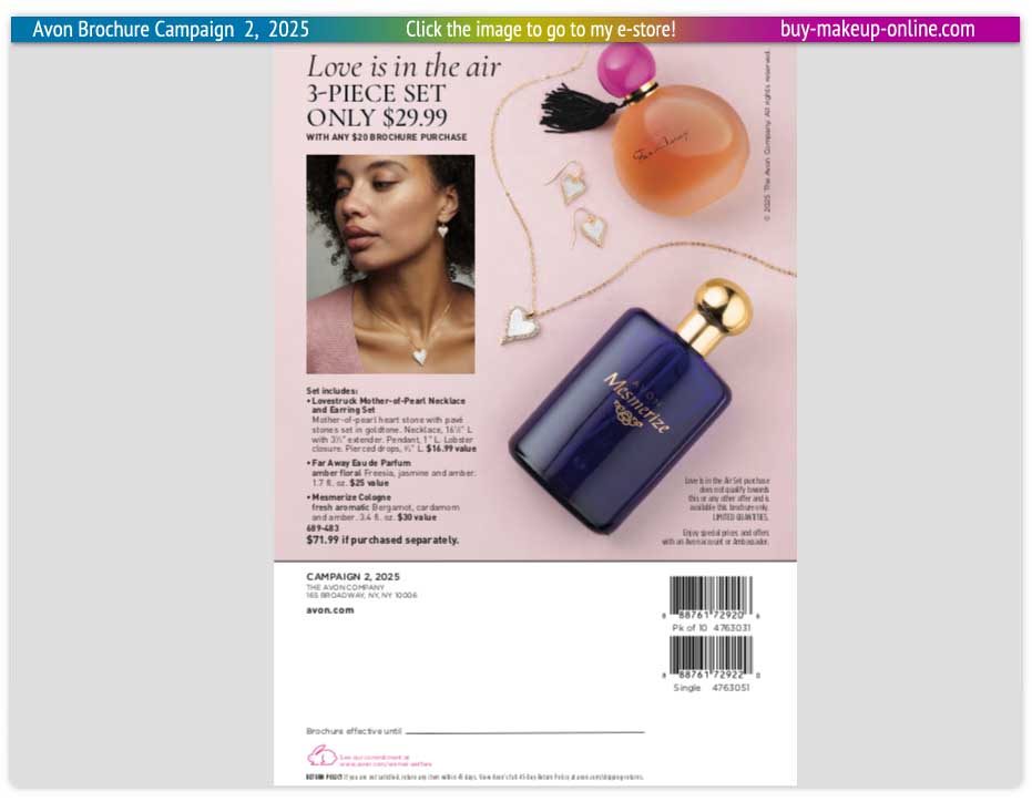 view Avon Catalog Campaign 2 Online | Avon Love Is In The Air 3-Piece Set 