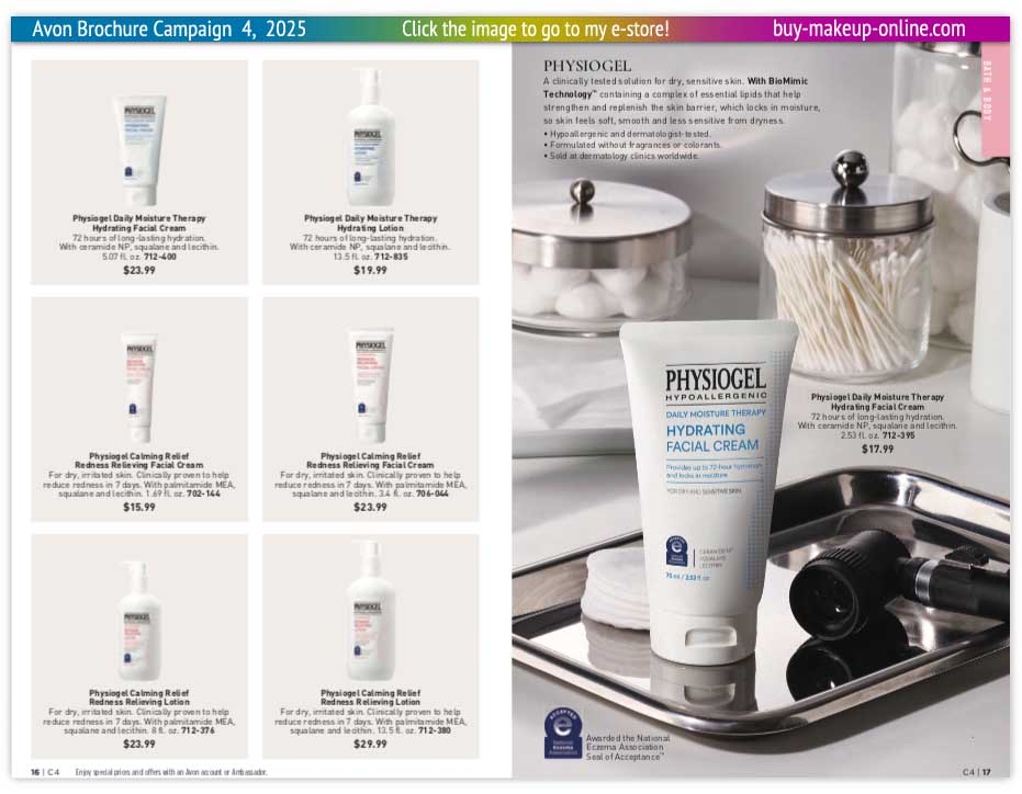 Avon Catalog Campaign 4 | Avon Physiogel 