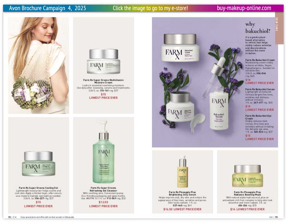 Avon Book Campaign 4 Online | Avon Farm Rx 