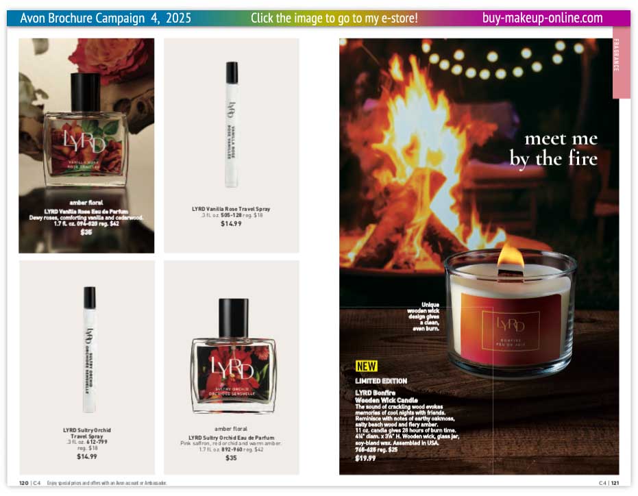 view Avon Catalog Campaign 4 Online | Avon Lyrd Candle 