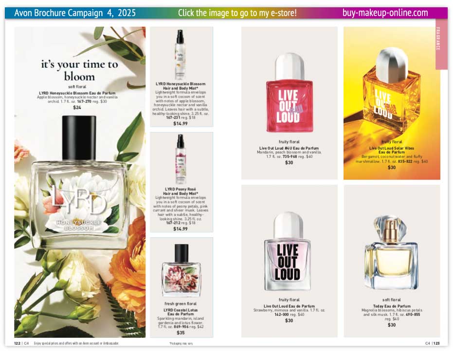 view Avon Catalog Campaign 4 Online | Avon Lyrd Live Out Loud Today 